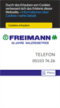 Mobile Screenshot of malereibetrieb-freimann.de